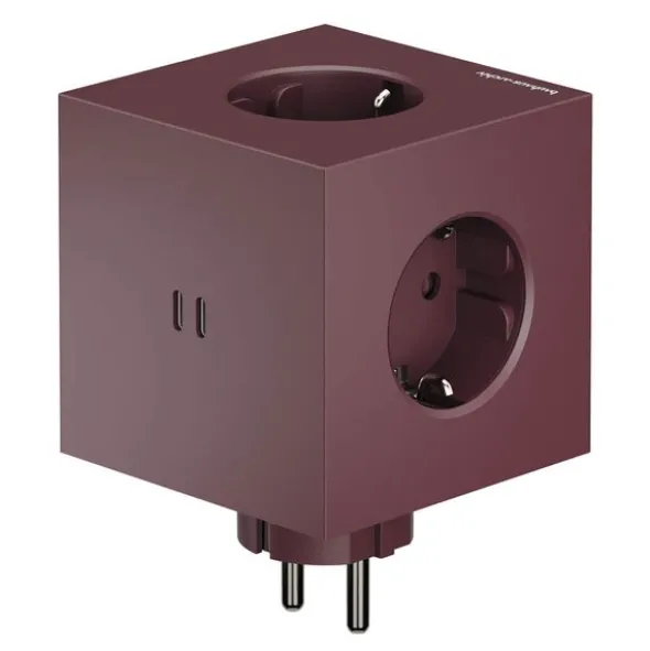 Square 2 Bauhaus Archiv USB-C 30W Mulberry Red
