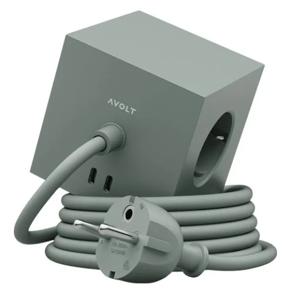Square 1 USB-C kabel 3 m Oak Green