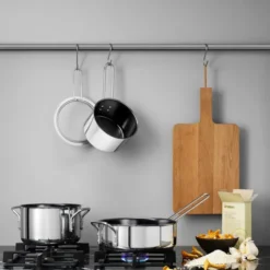Stainless Steel kastrull 1,8 L keramisk Slip-Let® beläggning