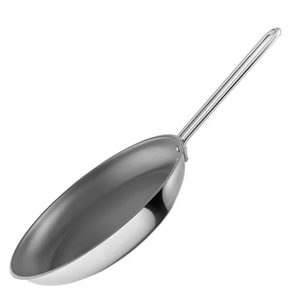 Stainless Steel stekpanna 28 cm keramisk titanbeläggning
