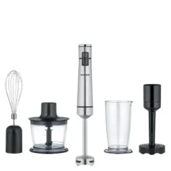 Stavmixer med premiumset SM3775 trådlös 1000W svart/silver