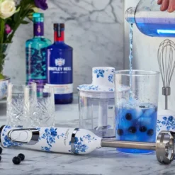 Stavmixer 600W China Rose blå/vit