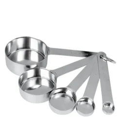 Steel Essential måttsats 5 delar borstat stål