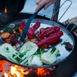 Stekhäll för tillagning över eld 47 cm rostfritt stål