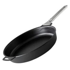Stekpanna Kolstål med löstagbart handtag 28 cm