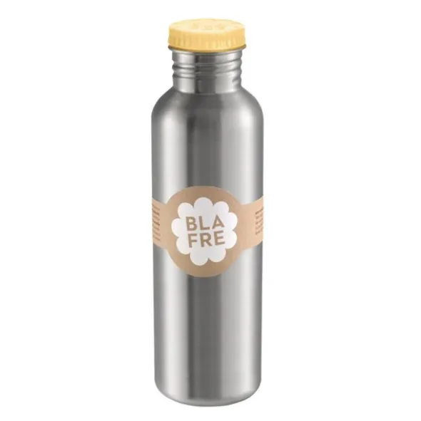 Stålflaska 750 ml ljusgul