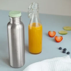 Stålflaska 750 ml marinblå