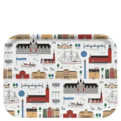 Stockholm City Frukostbricka 27x20 cm Multi