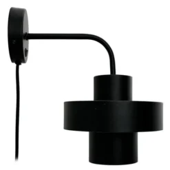 Stoke vägglampa 29 cm svart