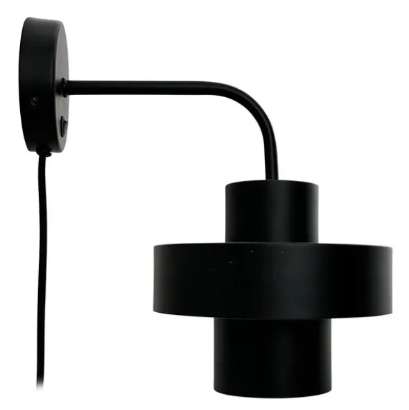 Stoke vägglampa 29 cm svart