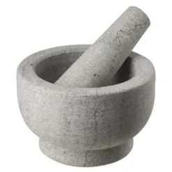 Stone mortel 13 cm grå