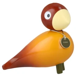 Story Bird sångfågel Cosy 15,5 cm orange