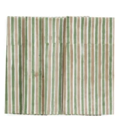 Stripe Multi servetter 50x50 cm 4-pack grön