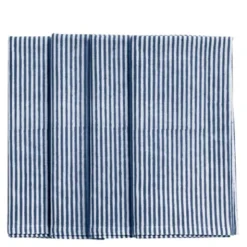 Stripe Randig Servett 4-pack 50x50 cm Marin