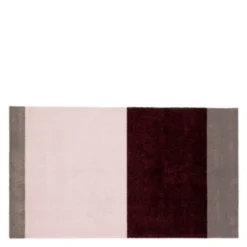 Stripes Horizontally golvmatta 120x67 cm bordeaux/rose/sand