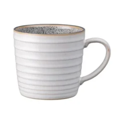 Studio Grey White Räfflad Mugg 40 cl Grå
