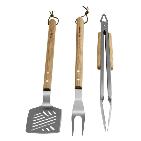 Sturdry BBQ grillset 3 delar ekträ