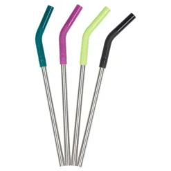 Sugrör 4-pack 8 mm flerfärgad
