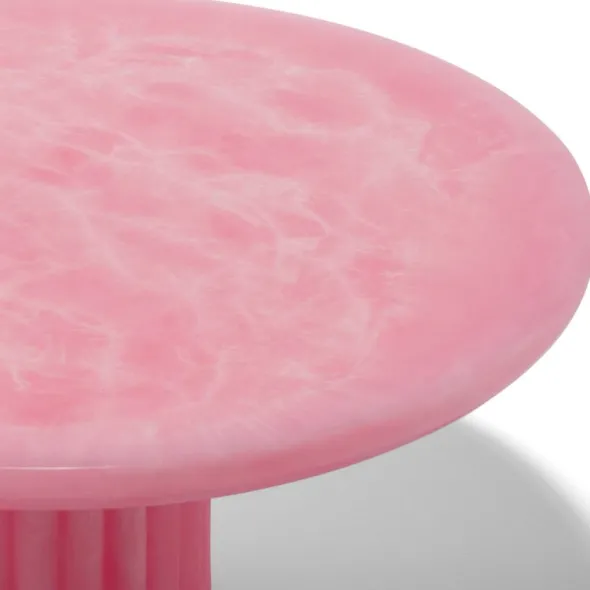 Summer Party tårtfat i resin 28 cm rosa