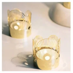 Sun Ljuslykta Mini 4,5x6 cm Guld