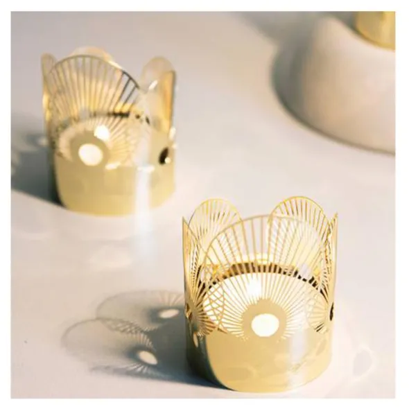 Sun Ljuslykta Mini 4,5x6 cm Guld