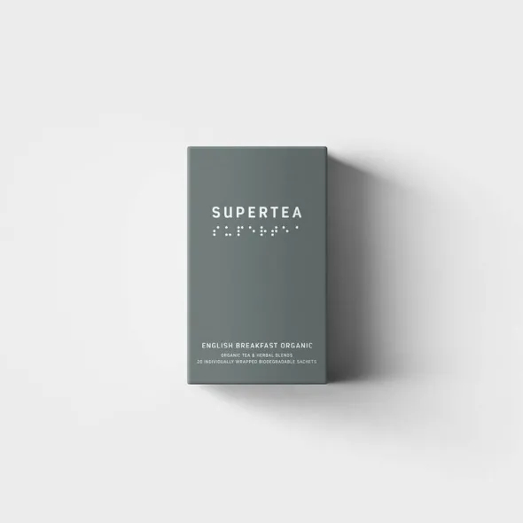 Supertea ekologiskt svart te 30g 20-pack english breakfast