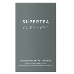 Supertea ekologiskt svart te 30g 20-pack english breakfast