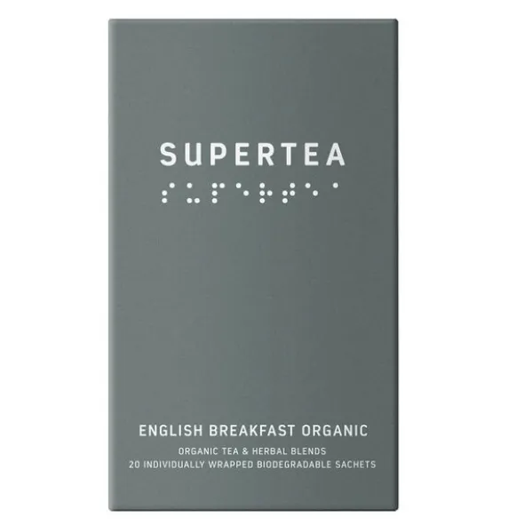 Supertea ekologiskt svart te 30g 20-pack english breakfast