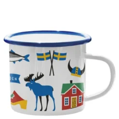 Sweden Traditions Emaljmugg 30 cl Multi