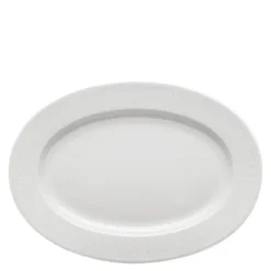 Swedish Grace Fat oval 32 cm Snö