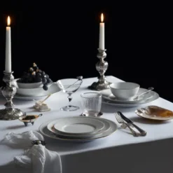 Swedish Grace Gala djup tallrik 19 cm vit