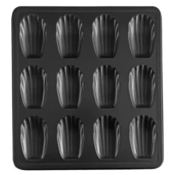 Sweet Magic madeleineform 26,5x24,5 cm 12-pack svart