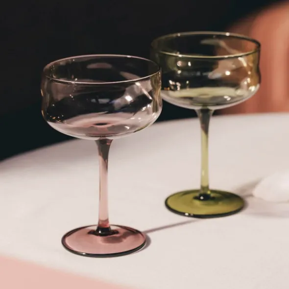 Swirl coupe-cocktailglas 26 cl 2-pack Glow