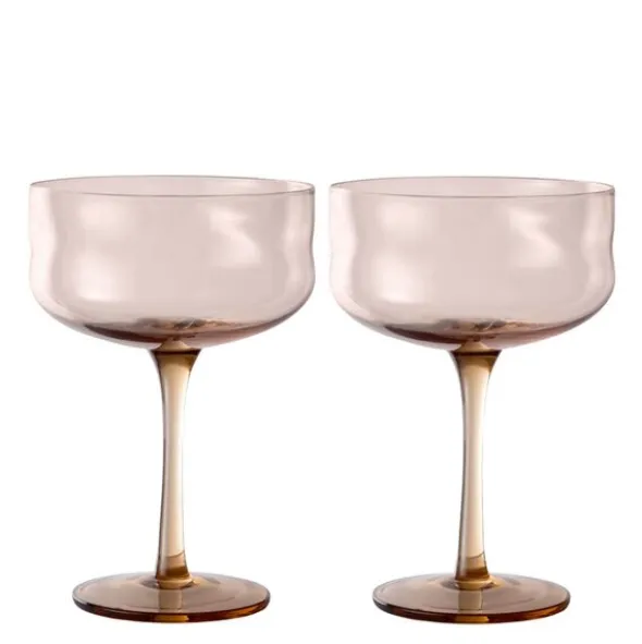 Swirl coupe-cocktailglas 26 cl 2-pack Glow