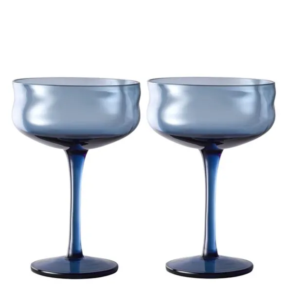 Swirl coupe-cocktailglas 26 cl 2-pack Midnight