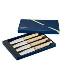 Table Bois Facette knivar 4-pack oliv