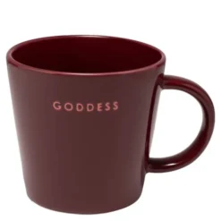 Table Talk mugg GO GODDESS! 35 cl vinröd