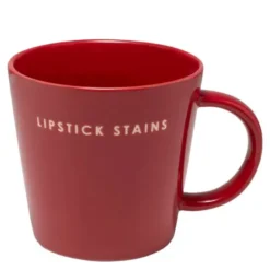 Table Talk mugg LIPSTICK STAINS 35 cl röd