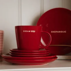 Table Talk mugg XL Dream Big 50 cl röd
