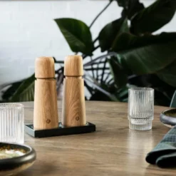 Tabletopper bricka för kvarnar 15 cm svart marmor