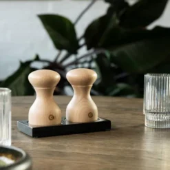 Tabletopper bricka för kvarnar 15 cm svart marmor