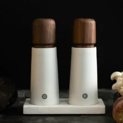 Tabletopper bricka för kvarnar 15 cm vit marmor