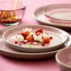 Tallrik Gastro 27 cm Grå/Rosa