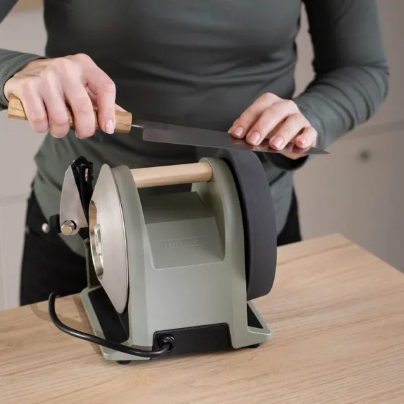 T-1 elektrisk knivslip Ash Green