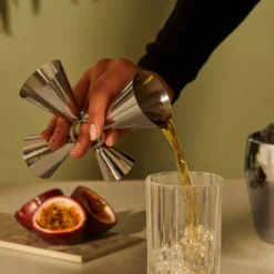 Tending Box cocktail mätglas med 4 mått rostfritt stål