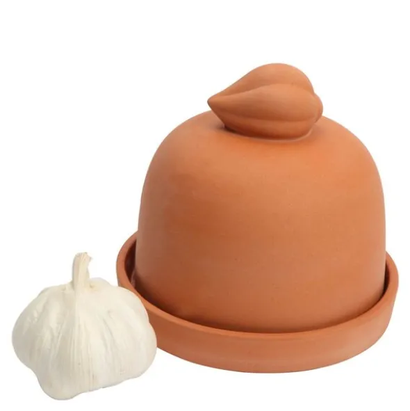 Terracotta vitlöksbakare 13x13 cm