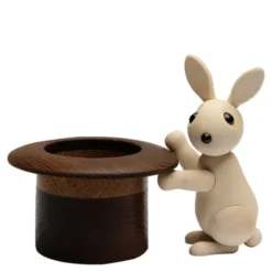 The Magic Hat Kanin träddekoration 9,5 cm lönn