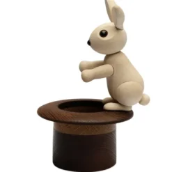 The Magic Hat Kanin träddekoration 9,5 cm lönn