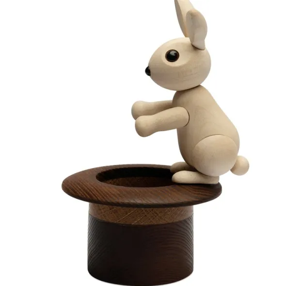 The Magic Hat Kanin träddekoration 9,5 cm lönn