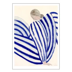 The Poster Club x Sofia Lind poster 50x70 cm blue stripe at concorde